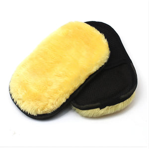 Car Styling Wool Soft Cleaning Glove