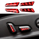 Car Seat Adjust Button Cover Sticker