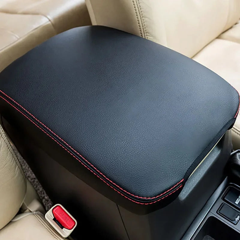 Leather Car Armrest Box Cover