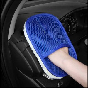 Car Styling Wool Soft Cleaning Glove